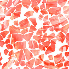 Terrazzo stone style pattern in coral rose color.