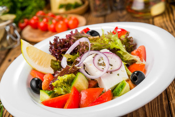 Healthy food beautiful and tasty food on a plate