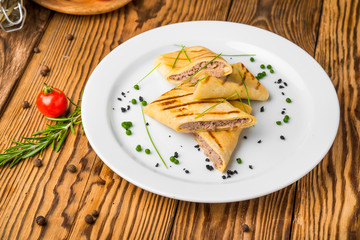 Healthy food beautiful and tasty food on a plate