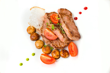 Healthy food beautiful and tasty food on a plate