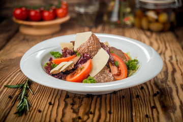 Healthy food beautiful and tasty food on a plate