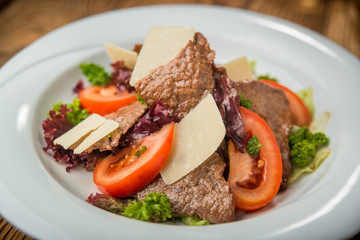 Healthy food beautiful and tasty food on a plate