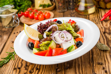 Healthy food beautiful and tasty food on a plate
