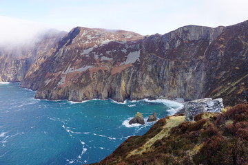 Slieve League cliff in Ireland