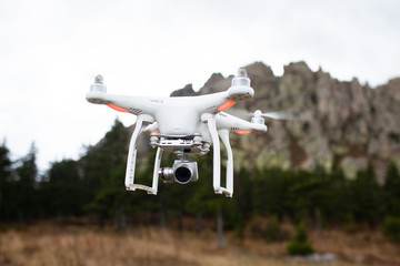 Quadcopter Drone Outdoors