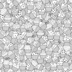  pattern of cupcakes