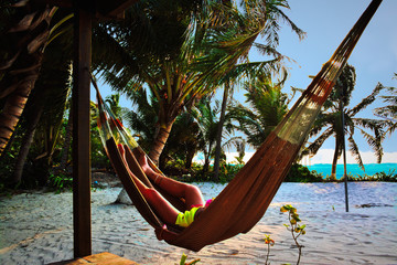 hammock on the beach