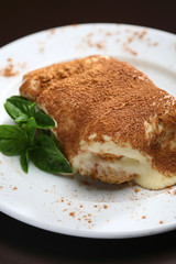 tiramisú postre tradicional de la cocina italiana