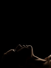 female profile silhouette