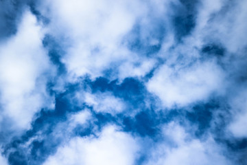 blue sky with clouds