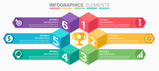 INFOGRAPHICS element design the number