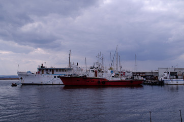 Fototapeta premium ship in port