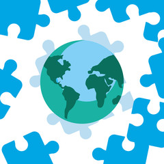 world blue puzzles