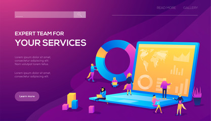 Customer service, male hotline operator