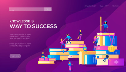 Web page design templates for staff vector illustration
