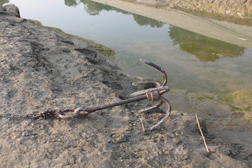 Hook of boat