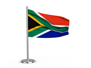 Flapping flag South Africa