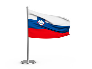 Flapping flag Slovenia