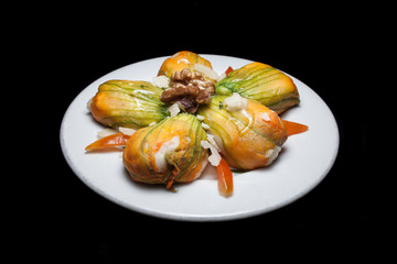 Zucchiniblüten / Flor de calabacín
