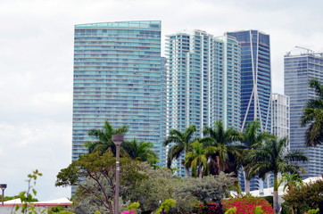 Modern buildings in Miami, Florida