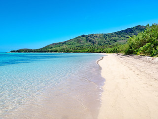 Paradise beach with no people