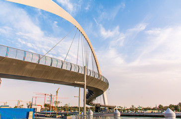 Dubai Water Canal Bridge New Attraction of Dubai City, place to visit in UAE, tourist place in dubai, travel destination, modern architecture