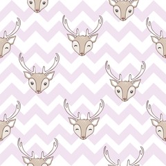 Obraz premium seamless deer pattern