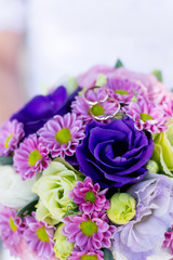 Wedding background bouquet and rings. The bride's bouquet . declaration of love. Wedding card, day details