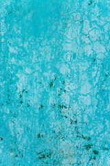 Peeling paint texture in abandoned home.