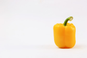 paprika with a white background