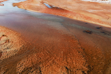 Closeup clay silt, Salt Fork Brazos River