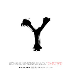 벡터 문자 / 손으로 쓴 글씨체