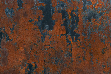 Rusted iron background texture