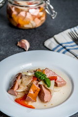 Czech pickled sausages