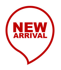 red vector banner new arrival