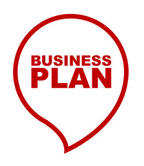 red vector banner business plan