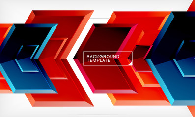 Shiny glossy arrows background, clean modern geometric design, futuristic composition