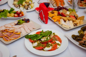 fresh salad on the table