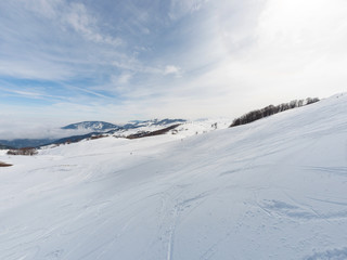 Fototapeta premium Small ski resort in Greece