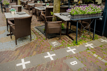 Belgium and Netherlands border in Baarle-Nassau