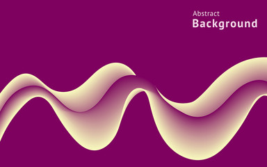 Wave abstract background vector
