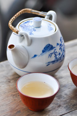 Chinese tea or a cup of tea