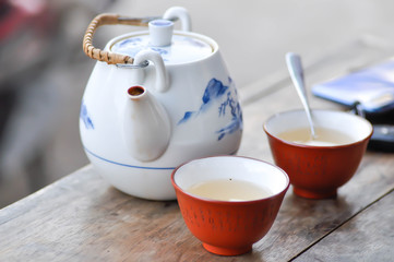 Chinese tea or a cup of tea