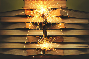 Bengal fire on books