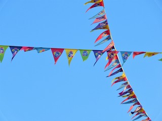 colorful flags