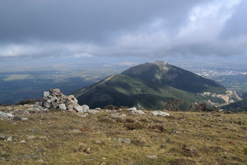 Monte Margiani visto da Punta Santu Miali