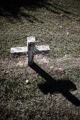 Headstone of a deceased prisoner
