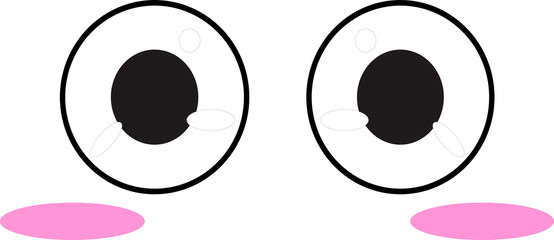 vector image of eye