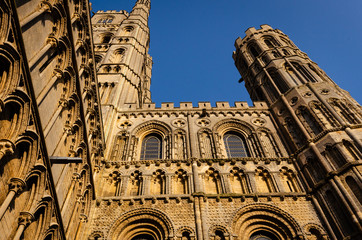 Ely Cathedral facade and details