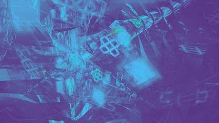 Grafikhintergrund - eisblau/dunkelblau